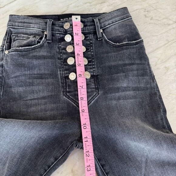 Black Orchard Los Angeles BRIDGET DOUBLE BUTTON SKINNY - DYNAMITE jeans 25 NWT - Picture 11 of 12
